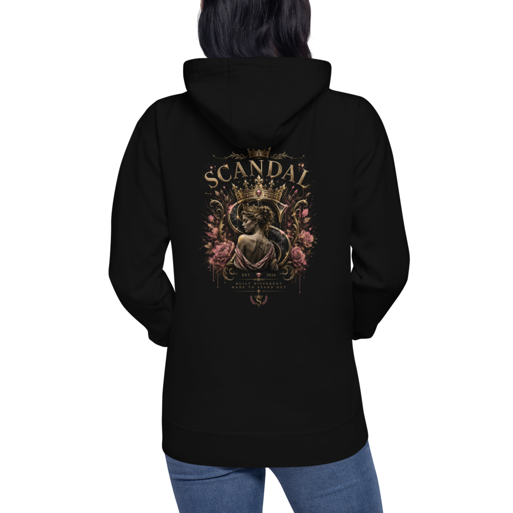 Scandal Noir Èlite - signature Hoodie für Damen Back