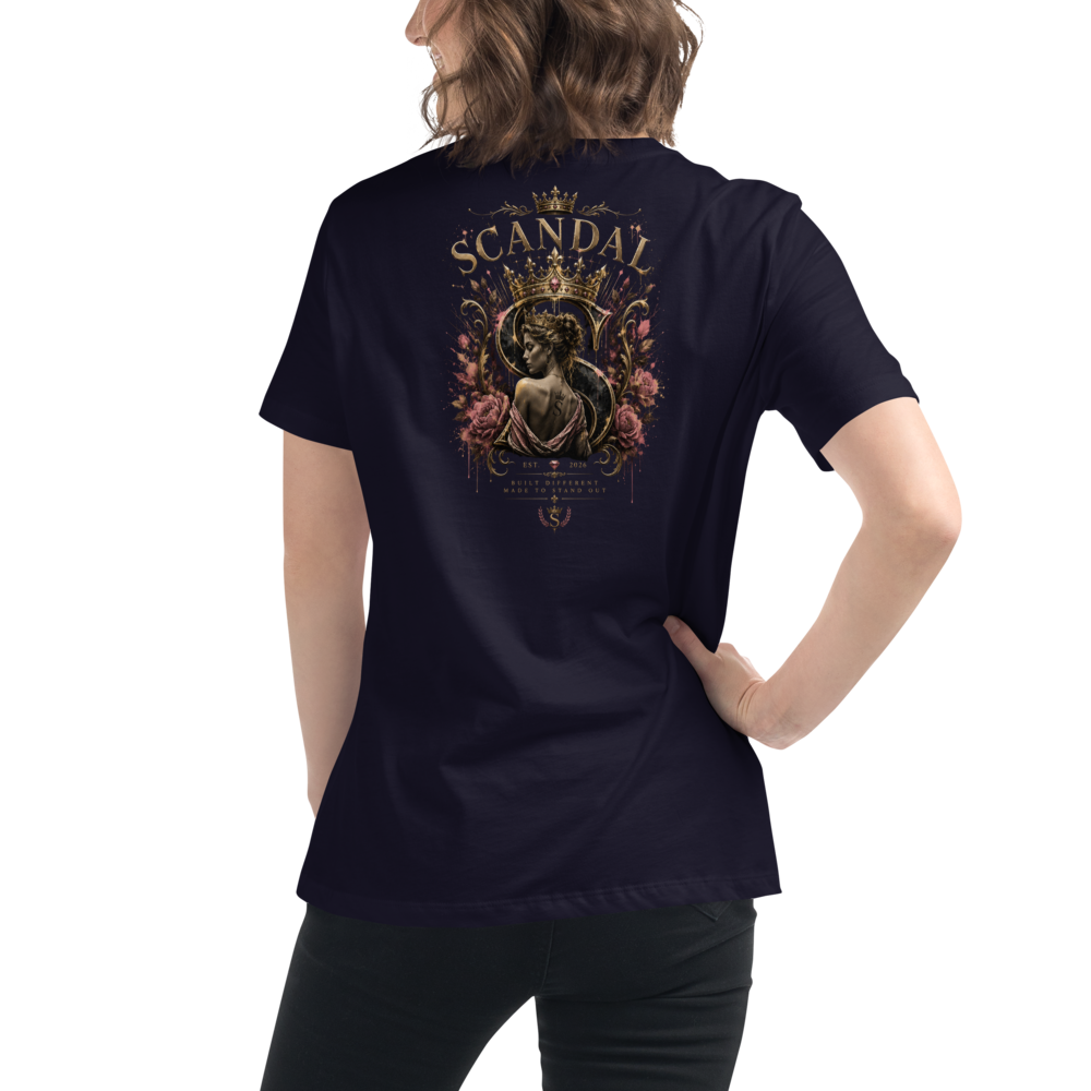 Scandal Prestige Tee - Noir T-Shirt für Frauen Back